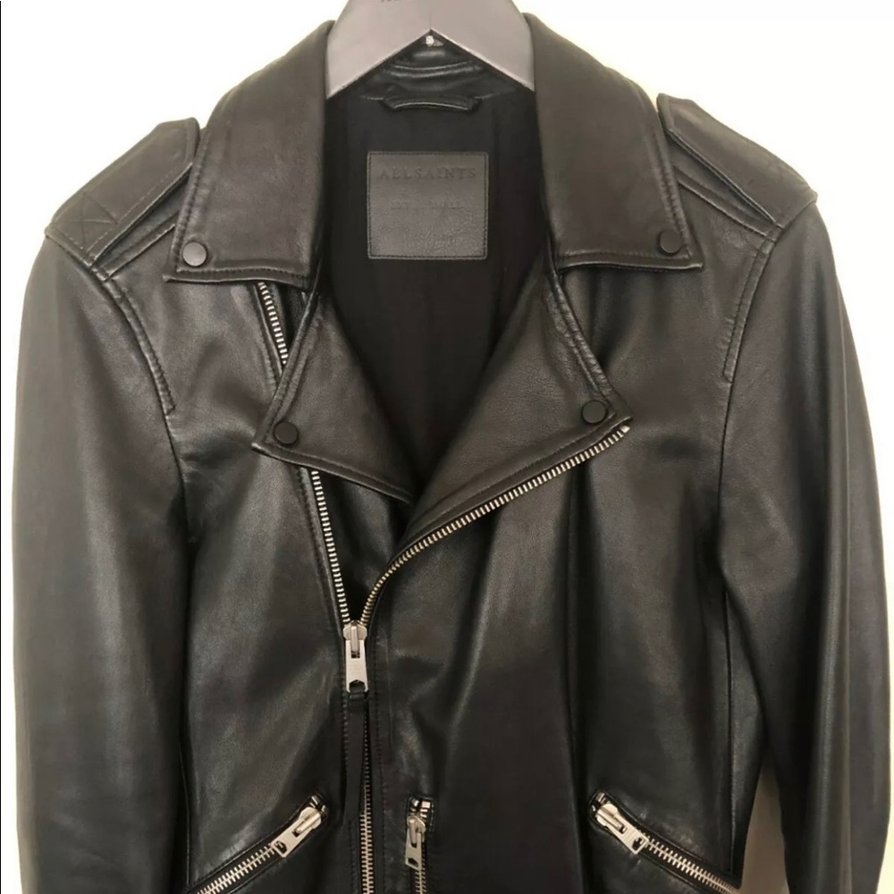 All Saint Kahawa Leather Jacket